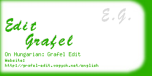 edit grafel business card